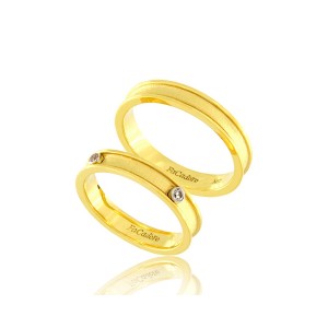 Βέρες γάμου FaCad'oro WR-113, Ζευγάρι .